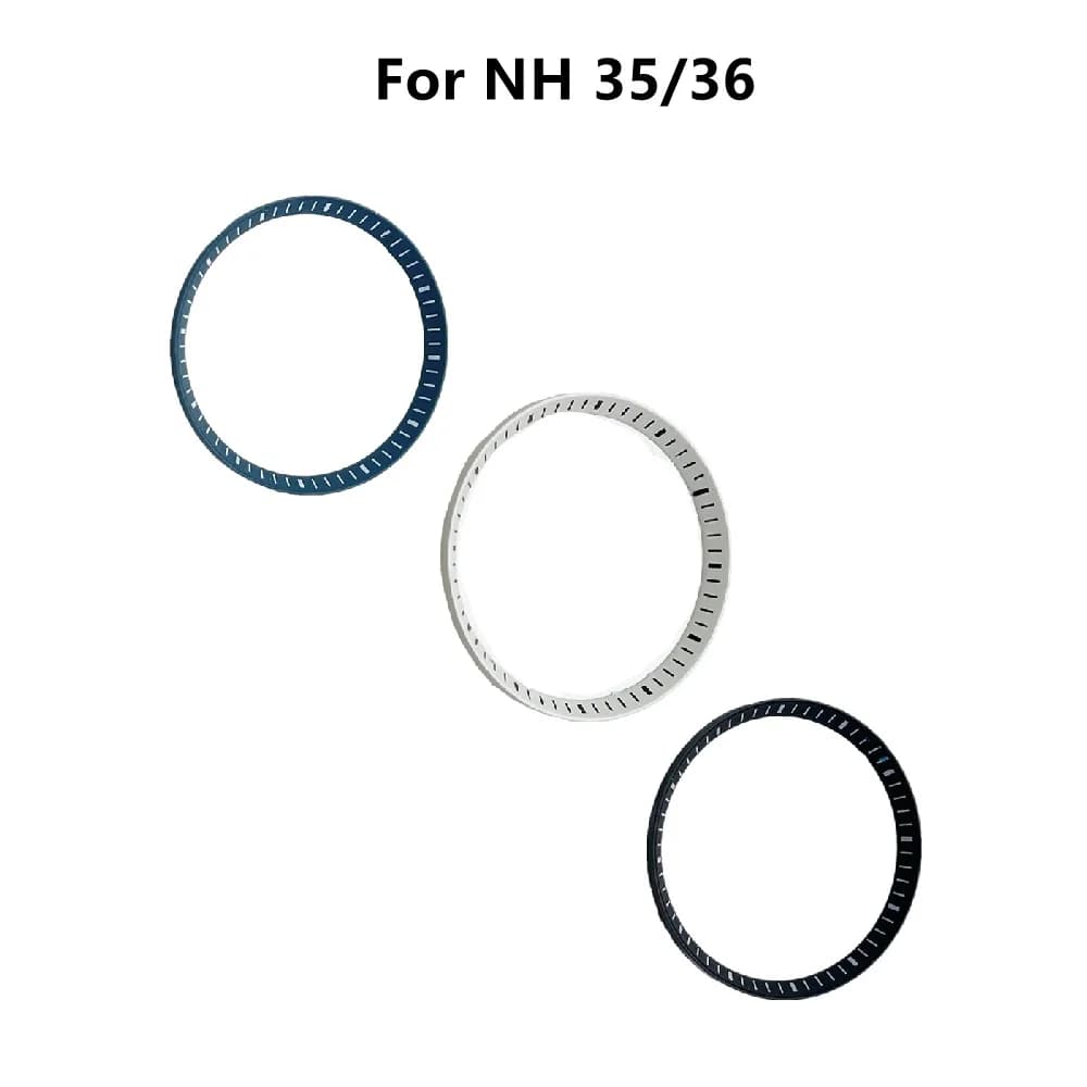 Pratici anelli interni in plastica capitolo Anelli di tenuta Sostituzione per NH35 NH36 42mm Cassa dell'orologio Orologio Shell Capitolo Anello Cerchio