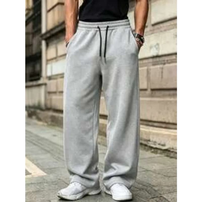 Straight Leg Sweatpants All Season Wear Loose Fit Unisex Street Casual Style Comfortable Sports Sweatpants
