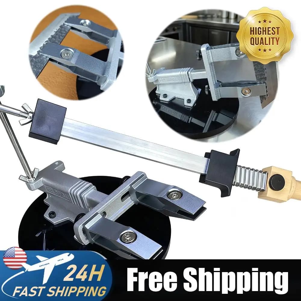 Sharpeners Fixed with 3 Stones for Sharpening, Sharpening Kits, Kitchen Sharpening System, Kitchen Knit Accessories