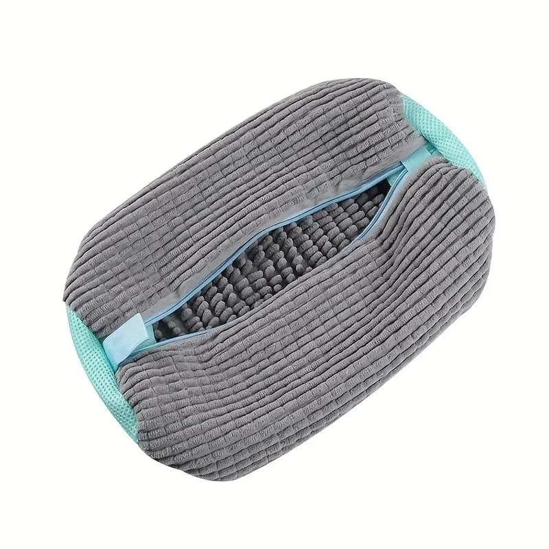 Sacchetto e Spazzola Resistenti per Lavaggio Scarpe in Lavatrice, Ideali per Tutti i Tipi di Calzature, Sneakers e Scarpe Casual, Accessori per la Pulizia delle Scarpe
