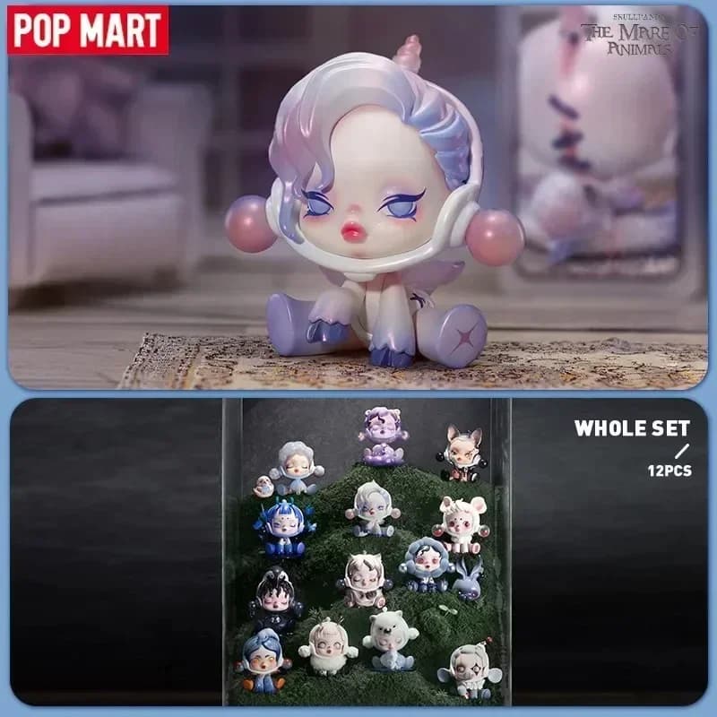 POP MART Skullpanda The Mare of Animals Series Trendy Blind Random Box Toys Mystery Box Guess Bag Action Figure Surprise Gift