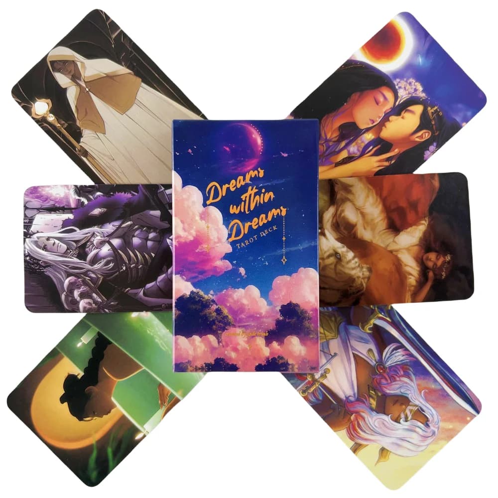 Dreams Within Dreams Tarot Deck Cards Divination English Versions Edition Oracle Board Playing Table Games For Party