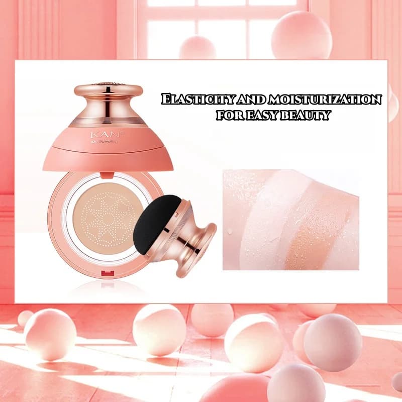 KAN fungo testa cuscino d'aria CC crema, nascondere e illuminare, bellezza a lunga durata, nascondere i pori e le imperfezioni