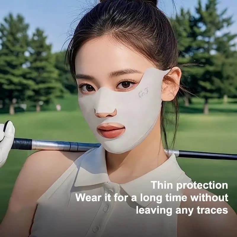 2 pieces of new breathable silk mask, washable, dustproof, sun protection, anti-dust mask UV for driving, protects eye angles