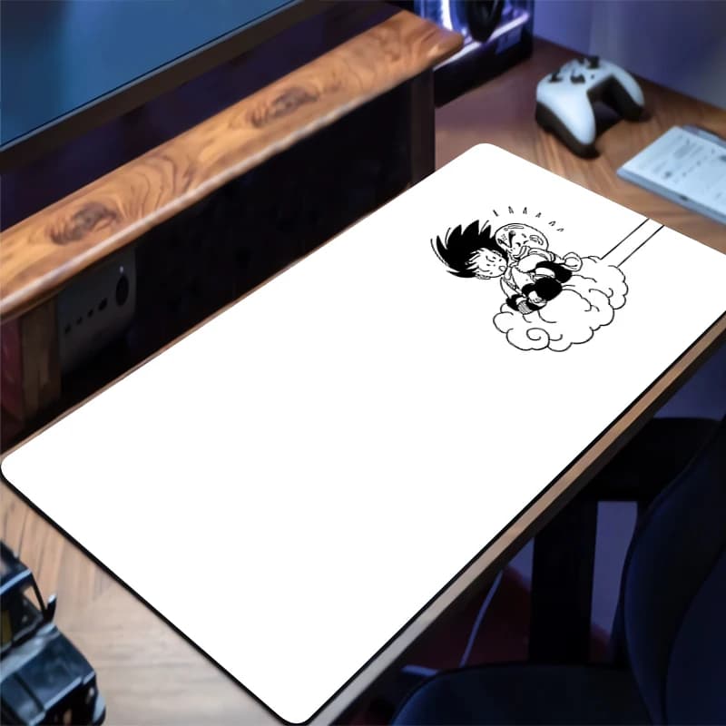 Tappetino per mouse Dragon Ball Krillin HD Accessori per PC Tappetino esteso Modello anime Tappetino da scrivania Tappetino per mouse in gomma antiscivolo Tappetini da gioco per ufficio