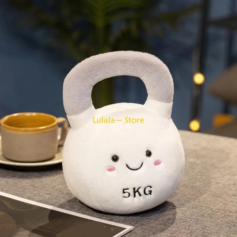 Y4QA Nice cartoon Exercise Plush Kettlebell Toy sensory gift for babies and children