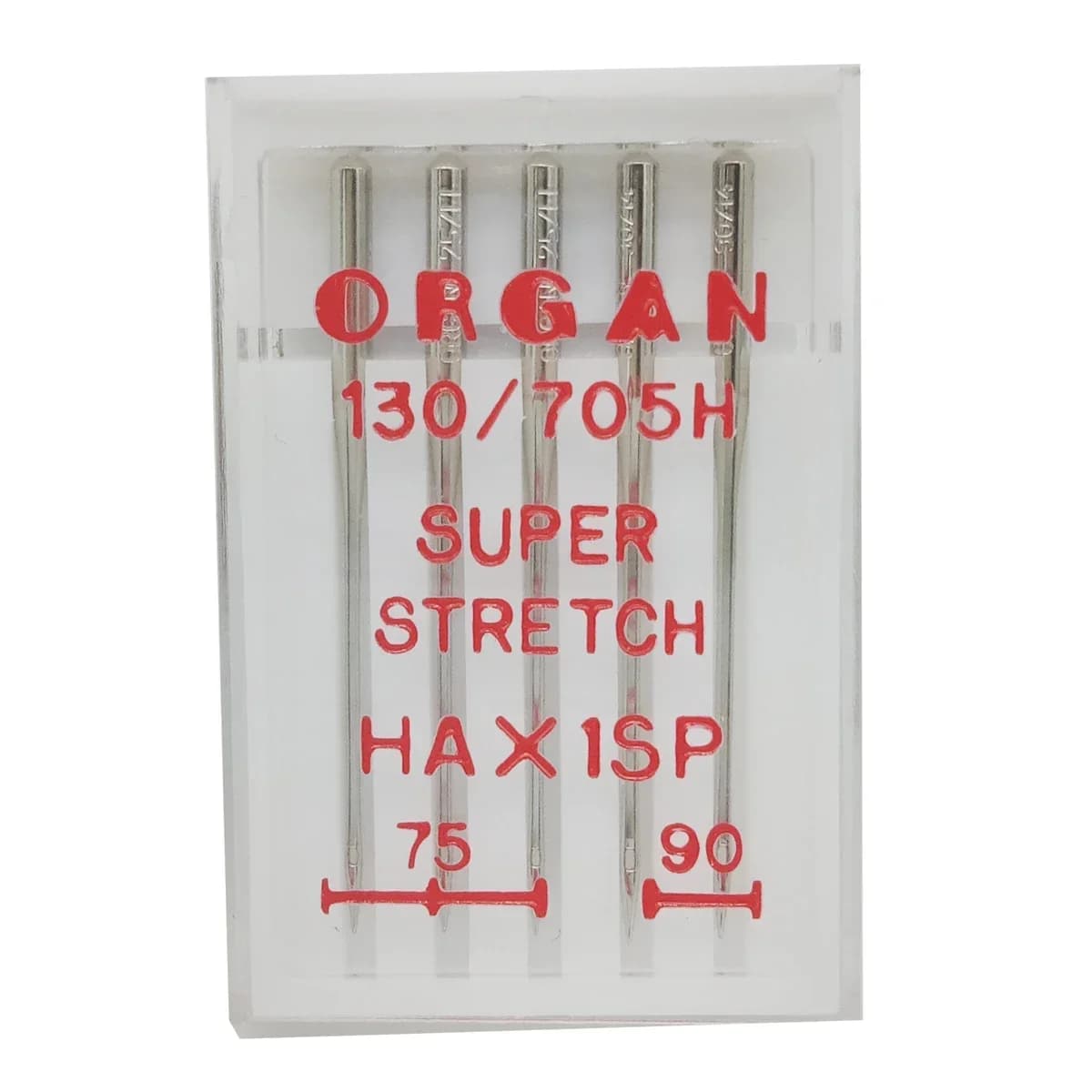 Aghi per macchina da cucire domestica per organo Aghi super elasticizzati HAX1SP a lato piatto per tessuto a maglia elastico Ago anti-jumper