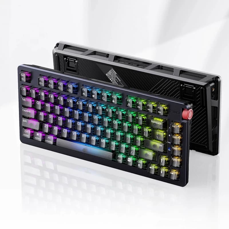 Tastiera Meccanica Wireless FIIO KB3 con Guarnizione, Doppia Decodifica DSD 32bit/384kHz, Musica HiFi, Hot Swap, Tastiera da Gaming E-sports, Regalo per PC