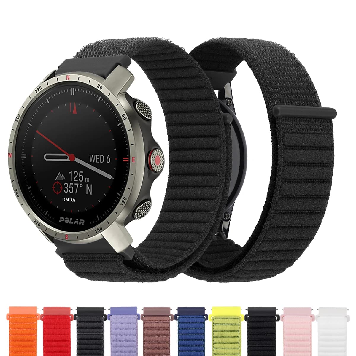 Per POLAR Grit X X2 Pro Titan Band Nylon Loop Strap Per Vantage M3 M2 M/V3/IGNITE 3 2/Unite/Pacer Bracciali 20mm 22mm Bracciale