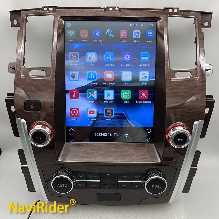12.1" Touch Screen Android Car Multimedia Video Player GPS For Nissan Patrol Y62 2010 Navigation Stereo Wireless CarPlay Radio