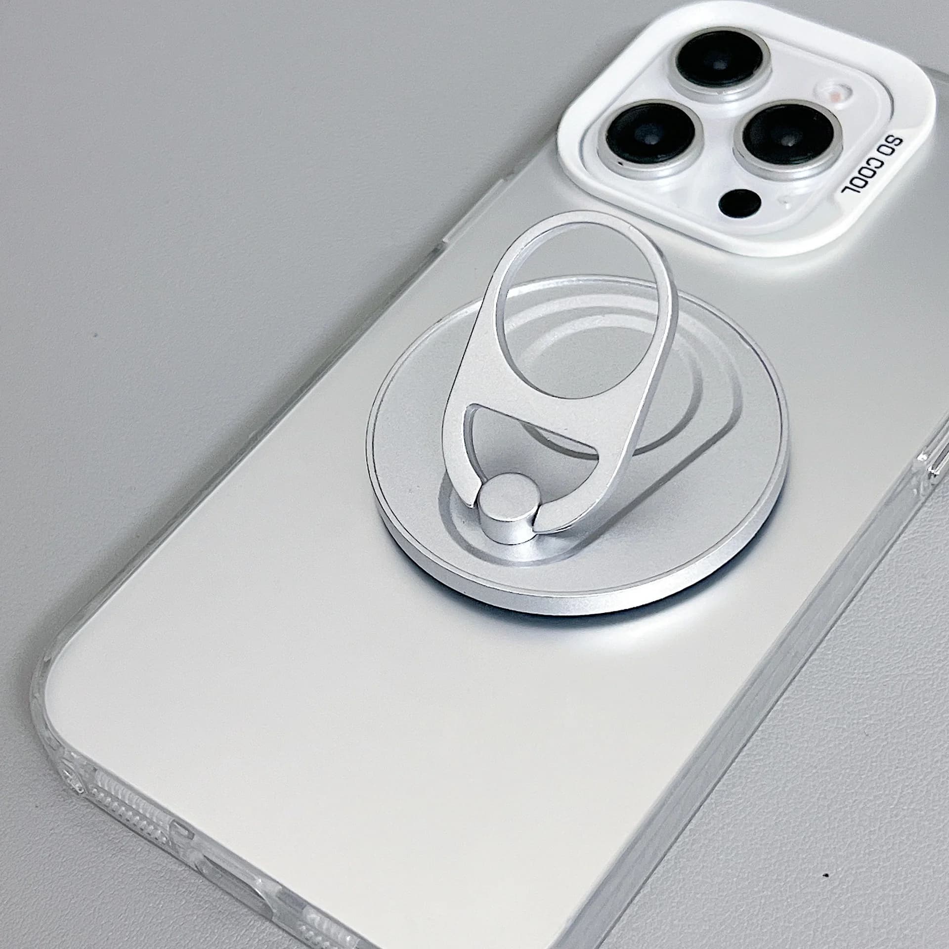 Universal 360° Rotatable Foldable Magnetic Desktop Ring Stand Multi-Functional Phone Holder for Smartphones & Can Tabs