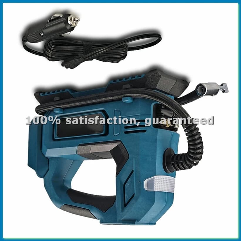 Pompa d'Aria Elettrica Senza Fili per Pneumatici Auto e Biciclette, Gonfiatore Portatile per Pneumatici Auto, Compressore d'Aria per Batteria 18V-A09I
