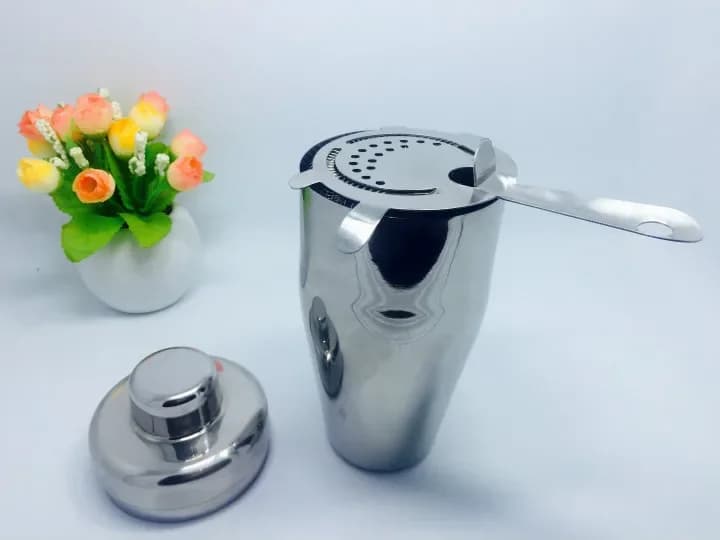 Shaker per cocktail in acciaio inossidabile Bar Colino per ghiaccio Filo per bevande miste Barista Accessori professionali per bar OK 0427