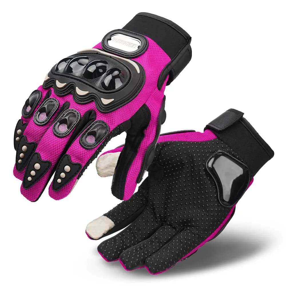 New Motorcycle Gloves Full Finger Guantes Moto Men Women Motocross Motorbike Breathable Mesh Touch Screen Racing Gloves
