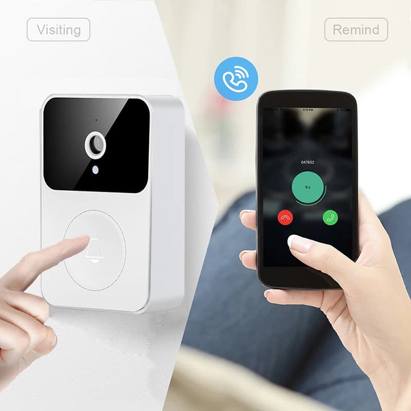 HD WiFi Smart Video Doorbell Low Power Home Security Intercom