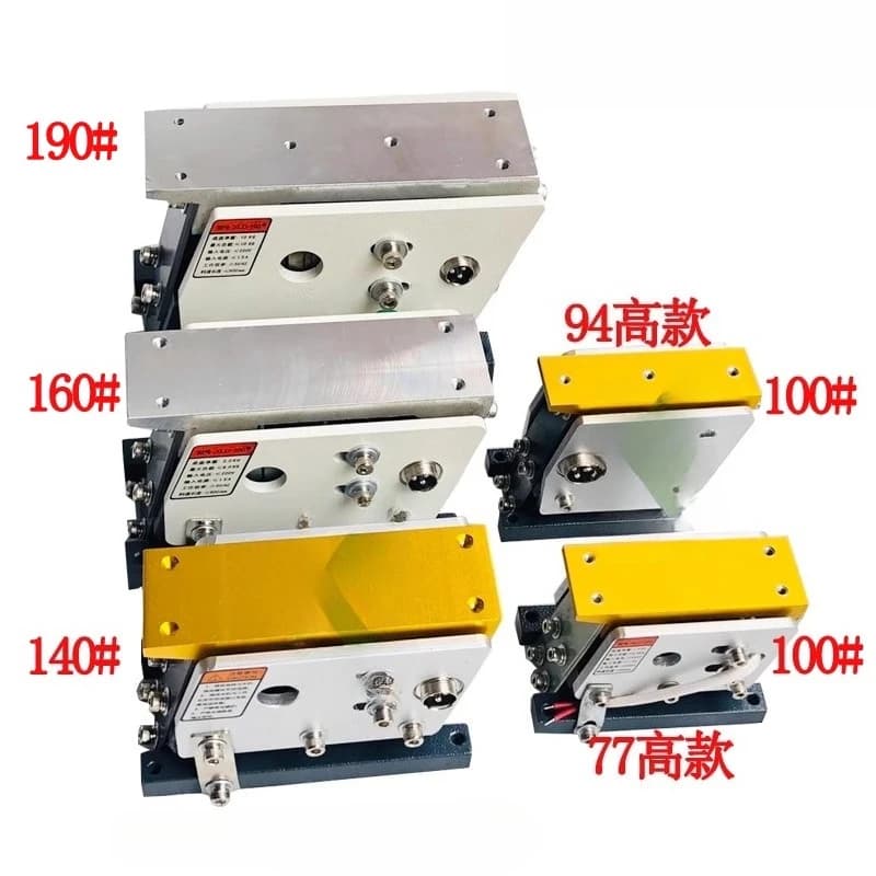 Alimentatore vibrante lineare da 60-190 mm - Piastra vibrante diritta in rame puro 220 V, sistema di alimentazione automatico in polvere di cemento industriale
