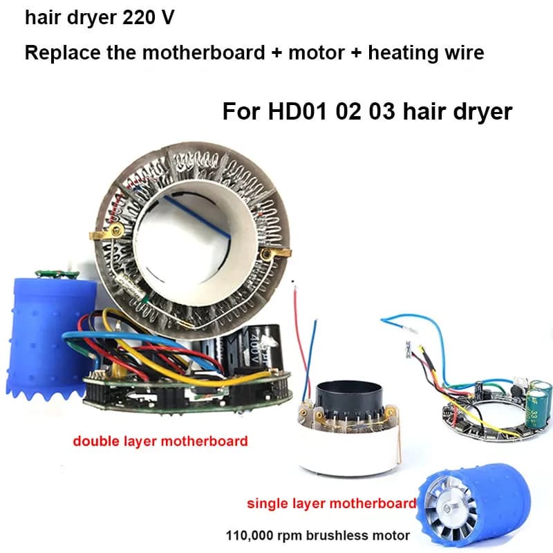 Professional repair parts and spare parts for HD03 HD01 Motherboard universal motor control and heating cable