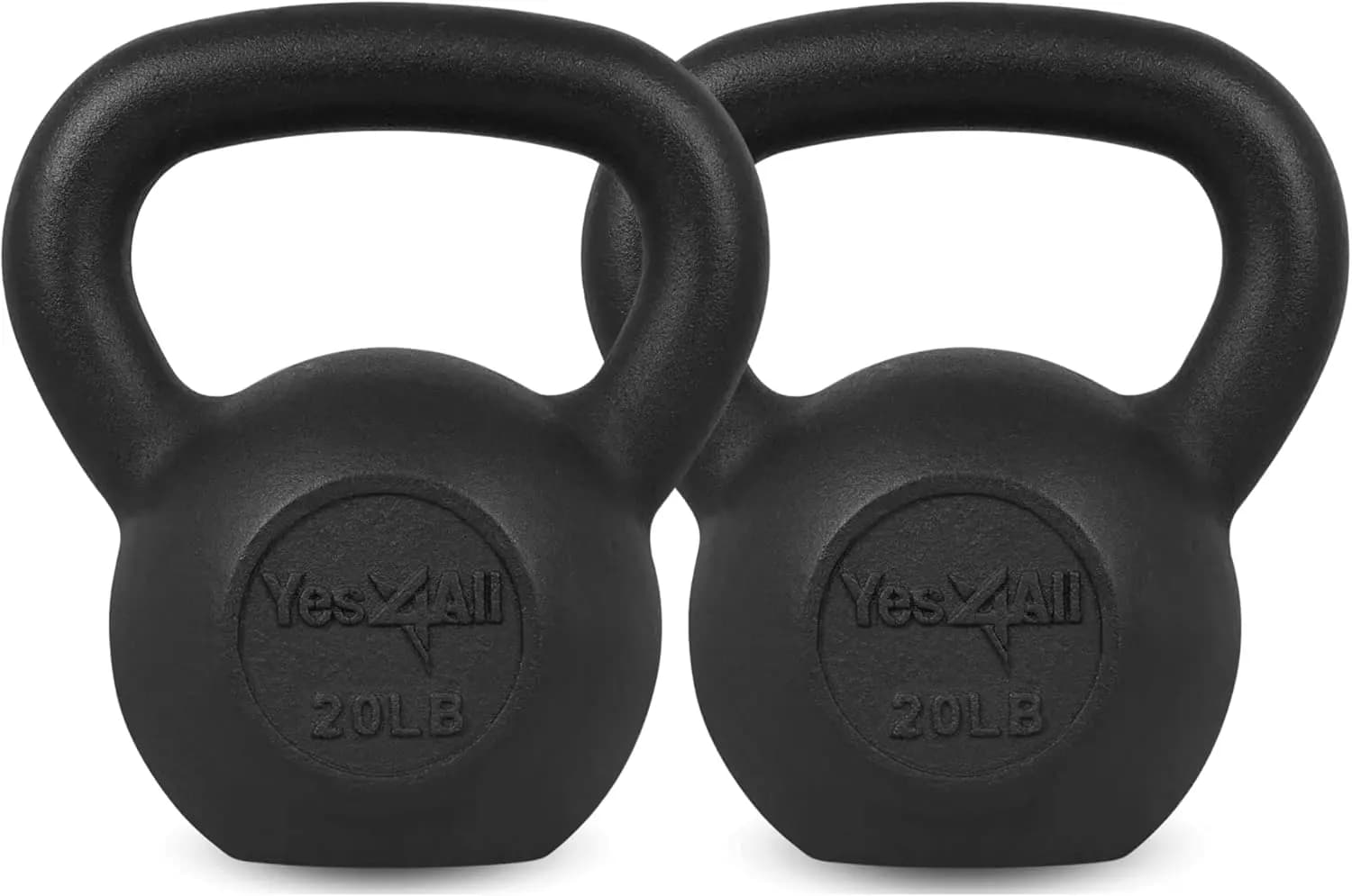 Set di Kettlebell in Ghisa per Allenamento Completo del Corpo, Allenamento della Forza 5-80 Libbre (Singolo o Coppia) - Ideale per il Fitness Maschile