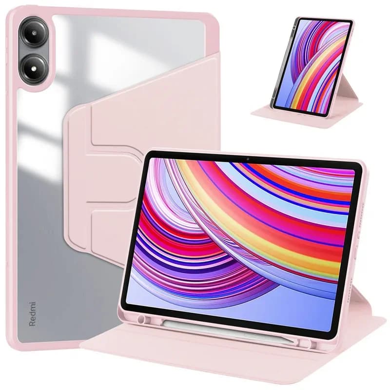 Per Xiaomi Poco Pad 12.1 custodia 360 Cover per Tablet rotante per Xiaomi Redmi Pad Pro Poco Pad custodia da 12.1 pollici 2024 con portamatite