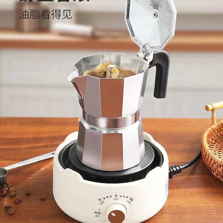 Caffettiera in Lega 50-600ml, Percolatore per Espresso, Caffettiera Moka
