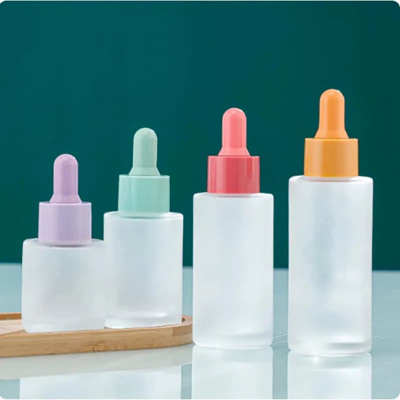 15 flaconi contagocce in vetro smerigliato da 20ml, 30ml, 40ml, 50ml, ricaricabili per oli essenziali, contenitori per profumo, flaconi da viaggio