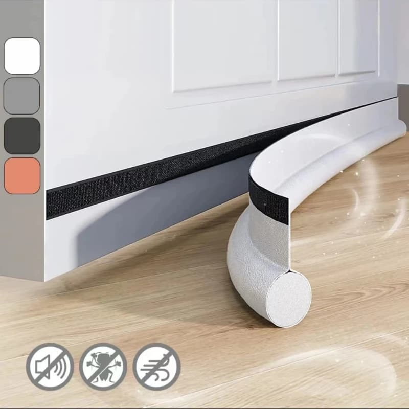 A sealant strip for door, seam for door, lower sealing strip, sound insulation, windproof strip, foam tape, bedroom door space, waterproof manual work