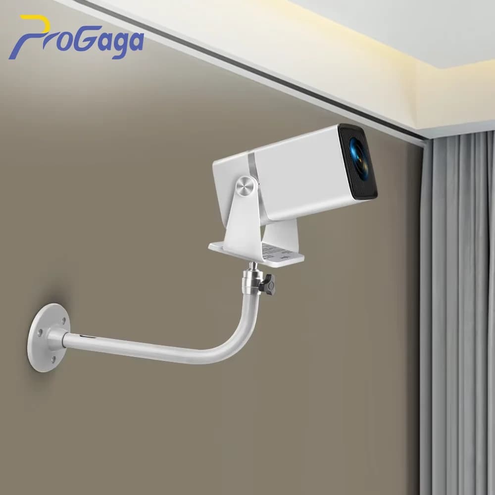 Staffa universale per mini proiettore Supporto per montaggio a parete Staffa da soffitto girevole per TD80W HY300 PRO HY320 Mini Beam Camera