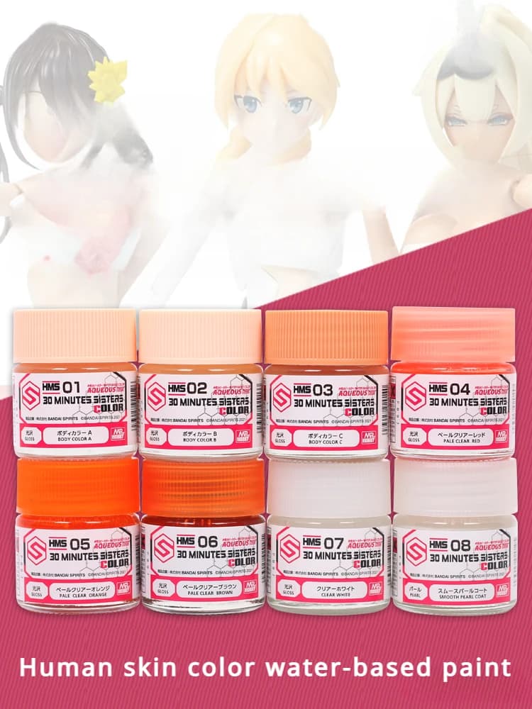 Action Figure Made By Hand Basic Human Skin Color Series Water-based Paint DIY Handwork Making Toy Models Coloring Pigments