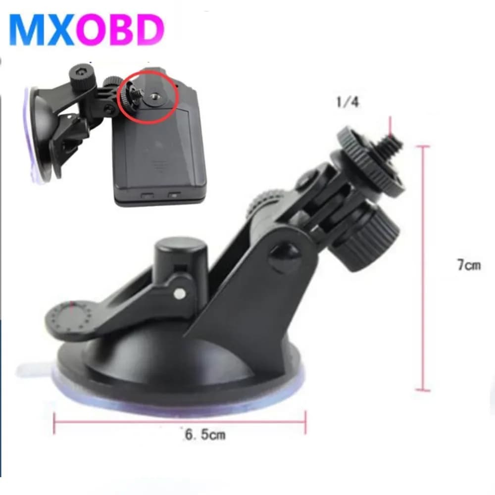 65mm 1/4 "Interface Supports for Car Mini Suction cup Support DVR Support for Car DV GPS Support for Camera Bracket Phone Support