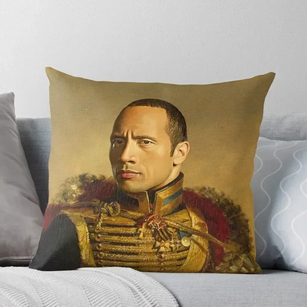 Dwayne Johnson - replaceface Federa per cuscino Cuscini di lusso per cuscini decorativi per divani, cuscini per la casa