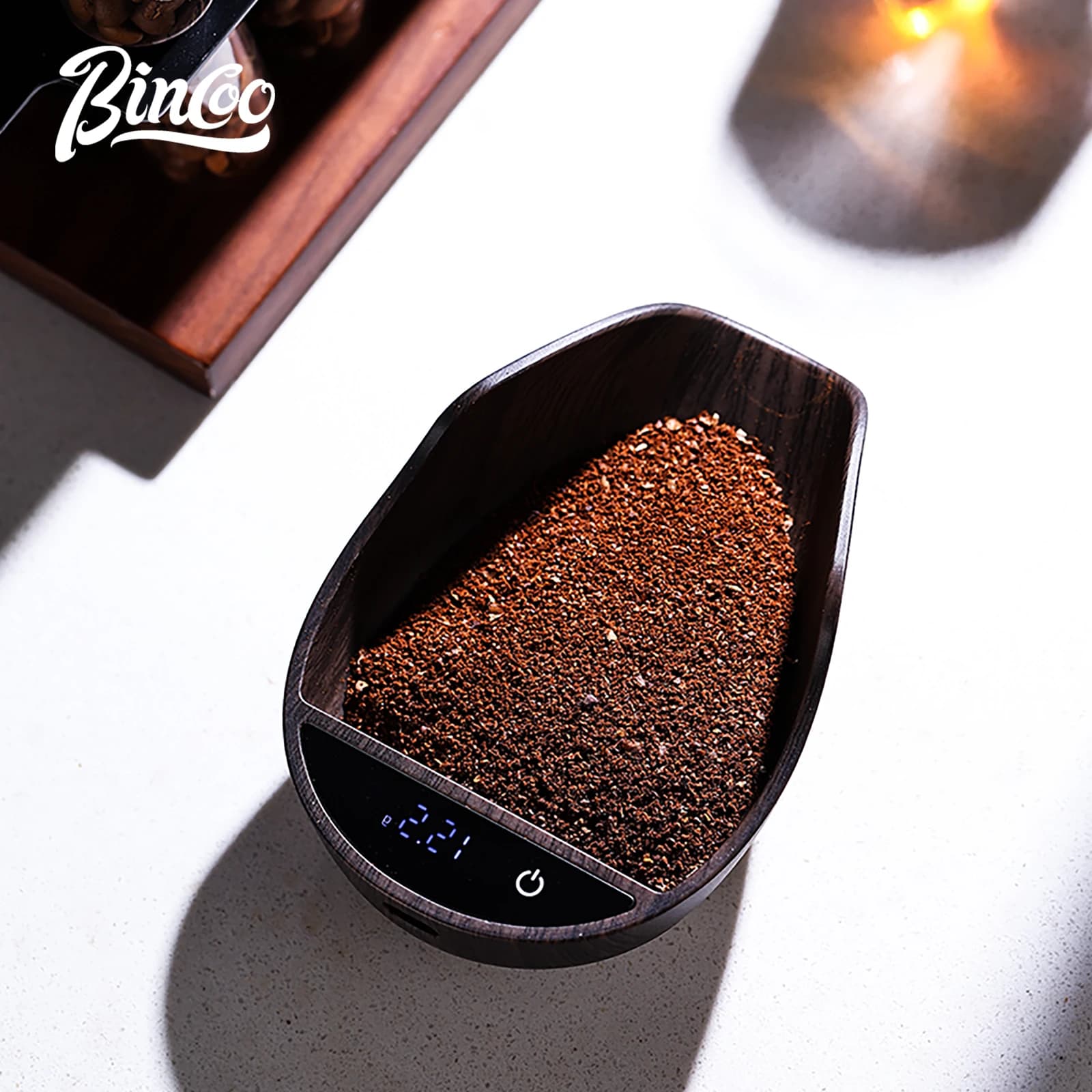 Bincoo Coffee Scale Accessory Bean Tray – Perfect Weighing Dish for Dosing, Displaying, and Storing Coffee Beans