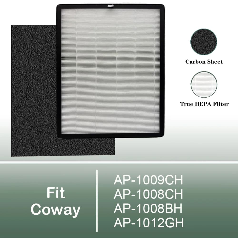 Air Purifier Filter Replacement For Coway AP-1009CH AP-1008CH AP-1008BH AP-1012GH HEPA filter and carbon cotton