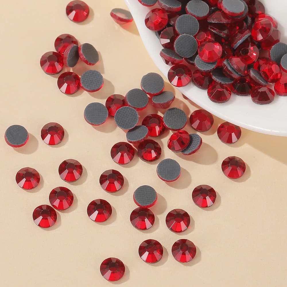Ss4-ss30 High Quality Hot Fix Strass Glitter Rhinestones Flatback Women's Rhinestones DIY For Iron Garment On Decoration Strass