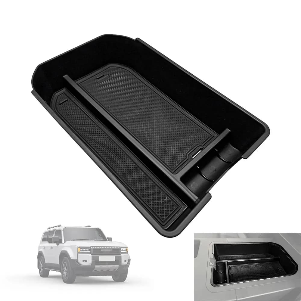 Per Toyota Land Cruiser Prado 250 2024 Car Interior Organizer scatola di immagazzinaggio vassoio scatola di immagazzinaggio di controllo centrale accessori per auto D3E6