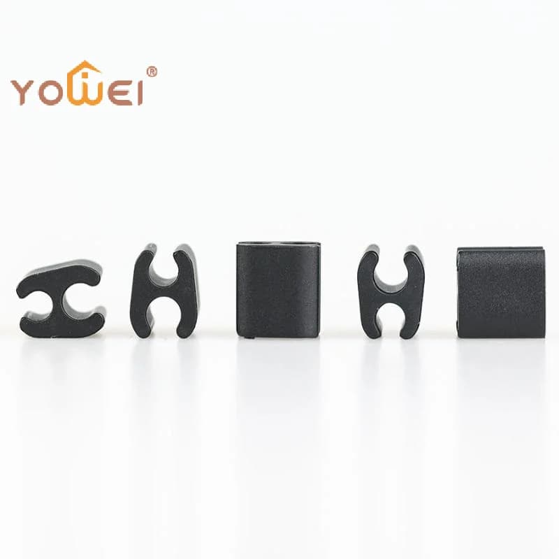 Ultimo Modello di Set da 6 Pezzi per Organizzazione e Fissaggio Bici Pieghevole, Clip in Nylon a Forma di U per Gestione Cavi, Accessori per Ciclismo