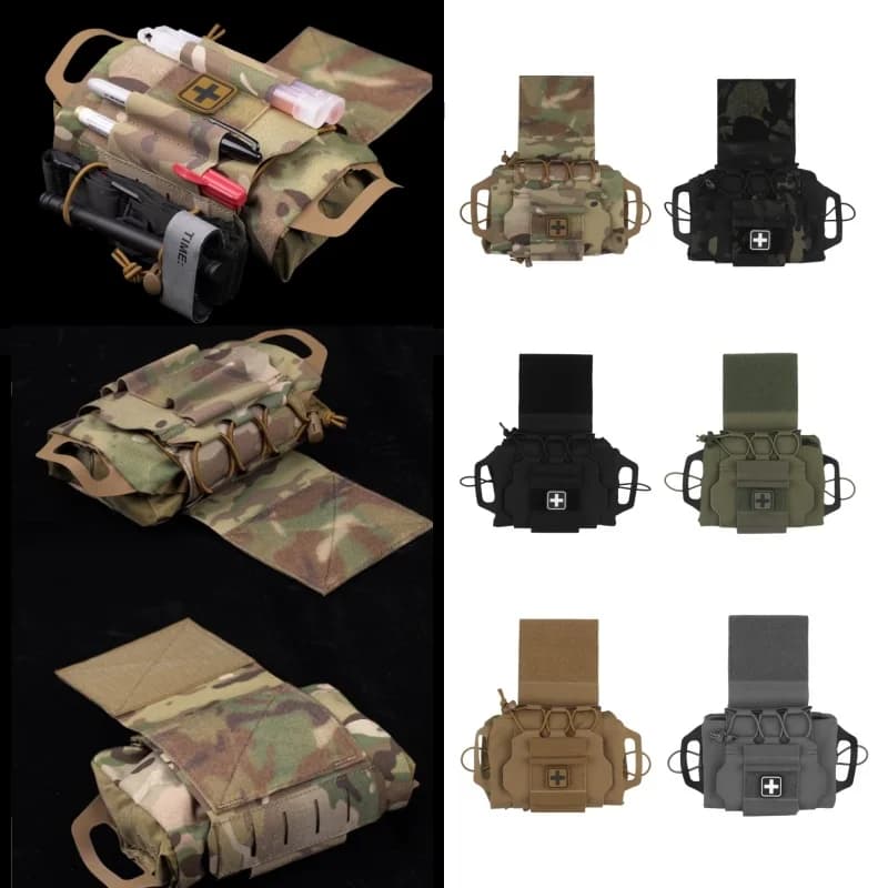 Kit IFAK a risposta media e rapida | Kit di pronto soccorso individuale Custodia compatibile MOLLE | Per accessori per attrezzature da caccia