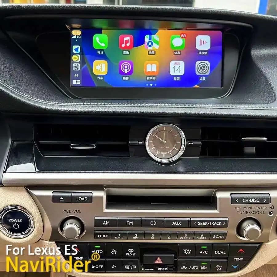 Car Video 256GB Stereo Android 14 Radio GPS Multimedia Player CarPlay Autoradio per Lexus ES240 ES250 ES350 ES300h 2013- 2017 ES