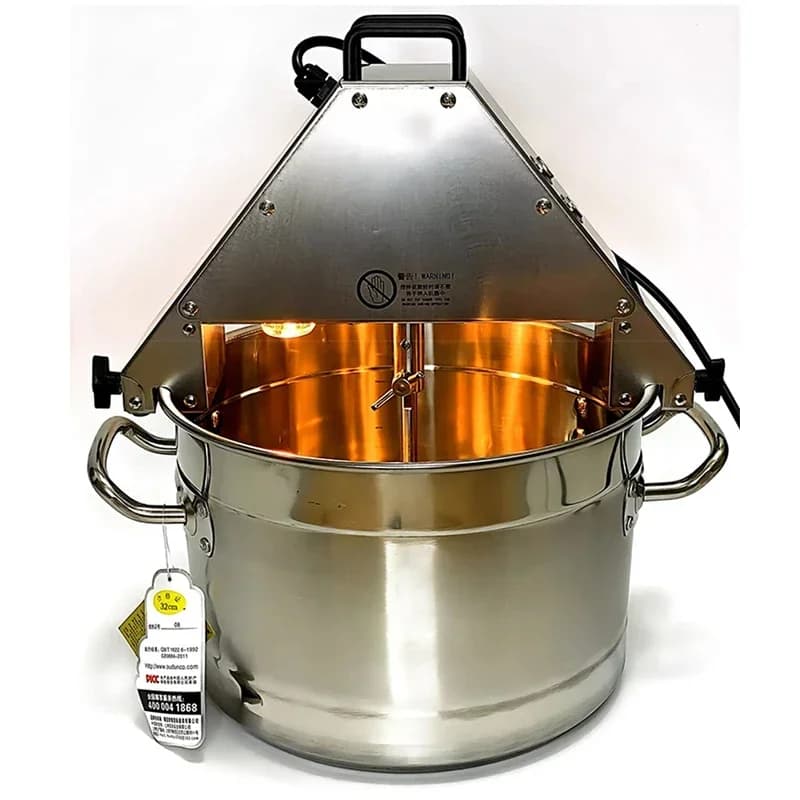 Food Agitator Pentola 10L Frying Machine Food Jam Sauce Mixing Wok 220V Automatic Frying Machine