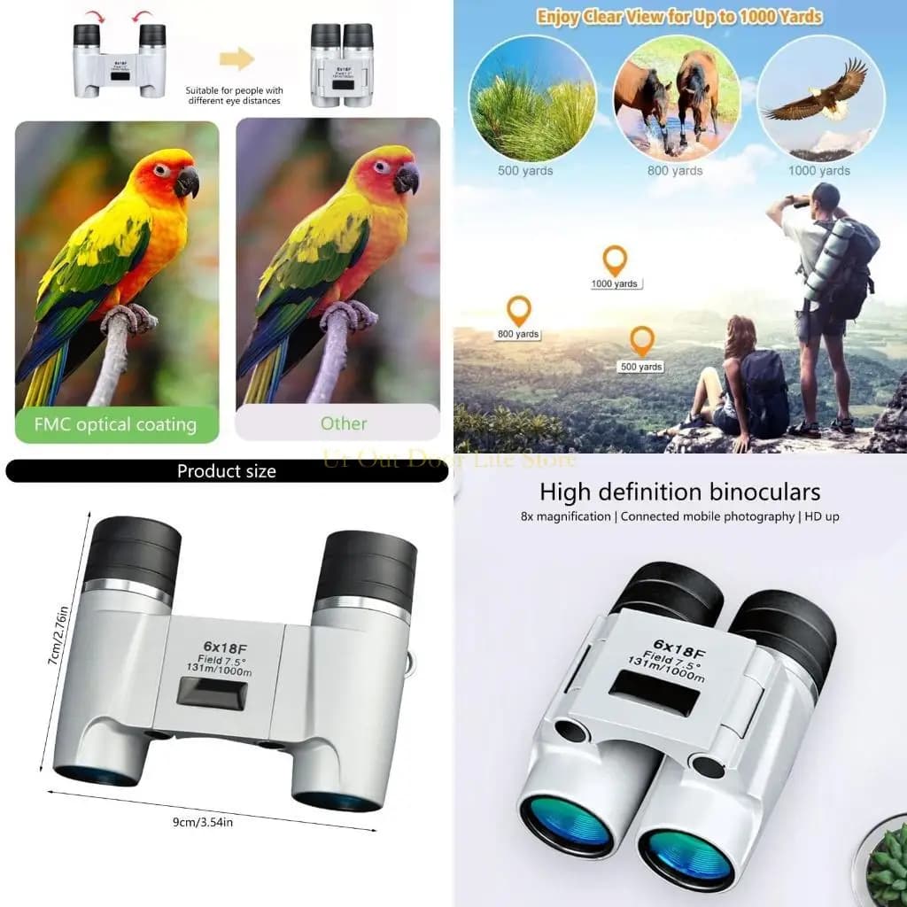 Binocolo da caccia professionale 77UF definizione Binocolo leggero per viaggi birdwatching