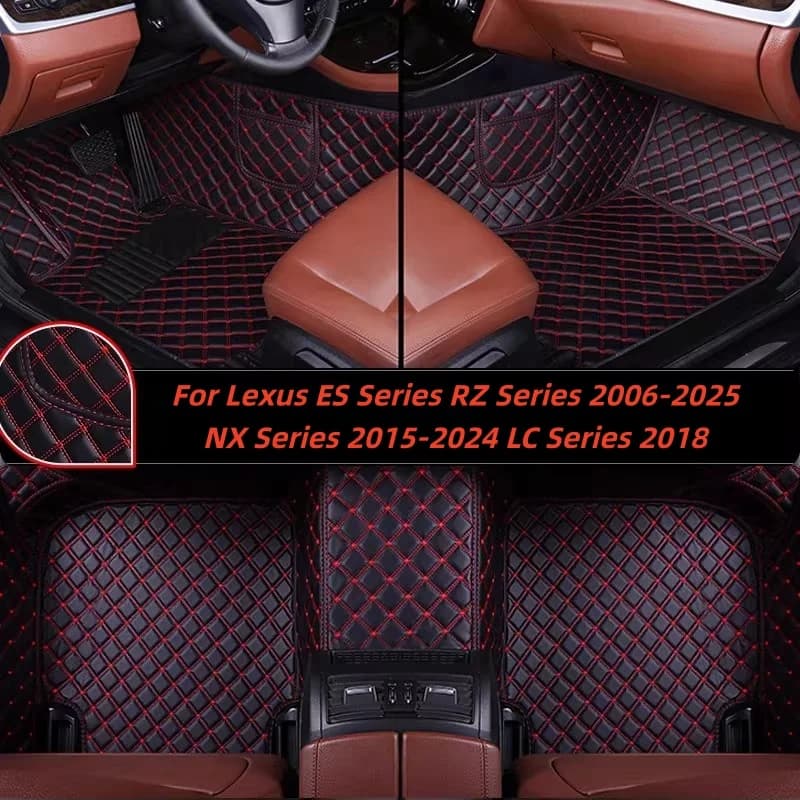 Personalized Car Mats RZ Series 2006-2025, Serie NX 2015-2024, Serie LC 2018, Carpets for Lexus ES Series