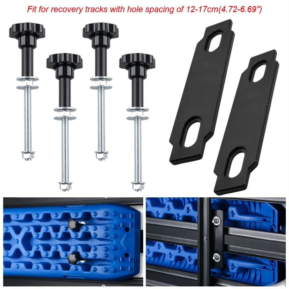 Kit 4x Traction Tables, Easy to Install Recovery Tables, Universal Security Traction Table Support