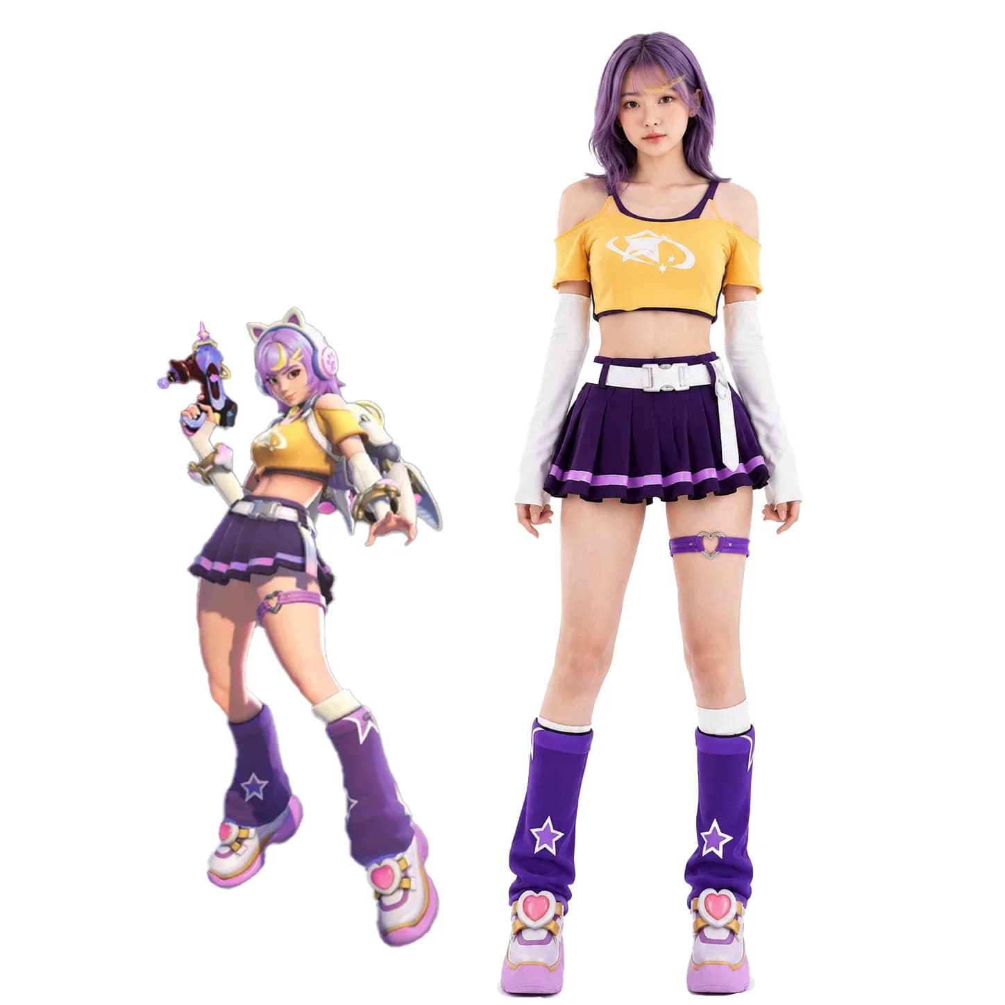 Game Dva Juno Cosplay Costume Cloak Uniform Halloween Carnival Party Christmas Play Role Clothes Clothing Game The Arrow of Love