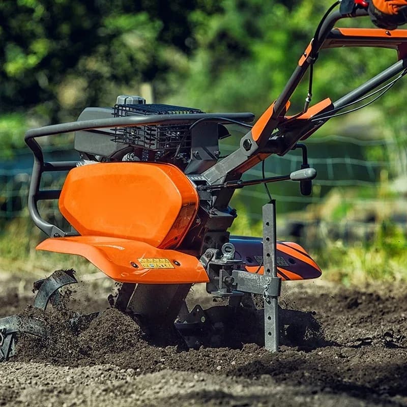 Motozappa a Carburante TF230, Macchina Agricola Multifunzionale per la Lavorazione del Terreno (Personalizzabile)