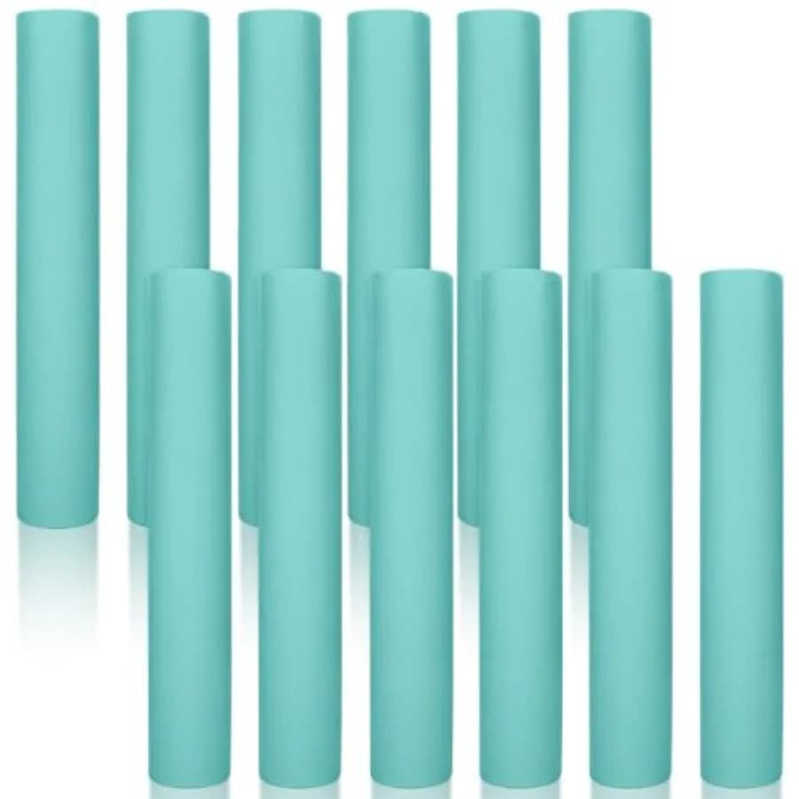 12 Pack Yoga Mat Bulk, 4mm Thick Extra Long Sports Mat Anti Slip Tear Resistant Yoga Exercise Set for Fitness Stretching Home W