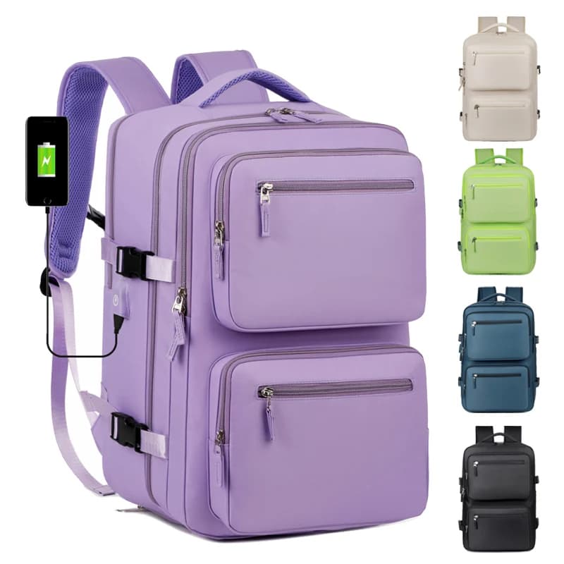 Zaino da viaggio Cabina Aereo 45x30x20 Zaino da viaggio Cabina Bagaglio a mano Borsa da donna Zaino da uomo Zaino per notebook
