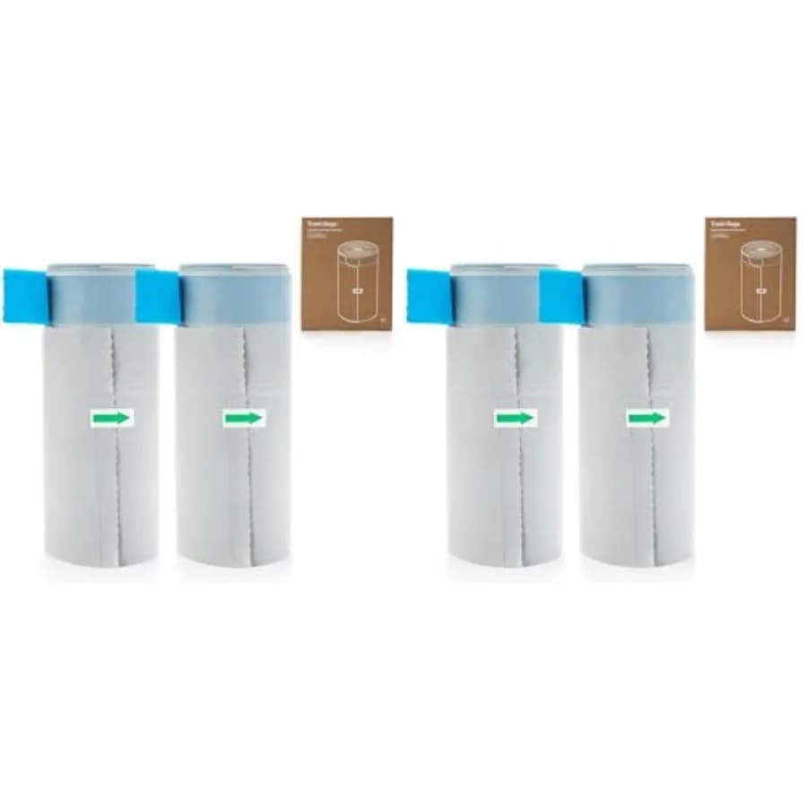 Replaced Waste Bags-2 Rolls Cat Litter Waste Receptacles Bags for M1 Open-Top Self-Cleaning Cat Litter Box Pack of 2
