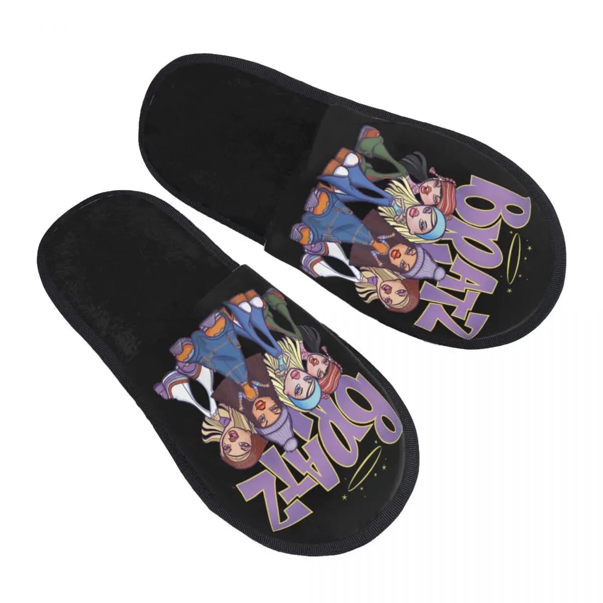 Bratz Rock Angelz Cartoon Anime Movie Guest Pantofole per camera da letto Donna Pantofola da casa con stampa personalizzata
