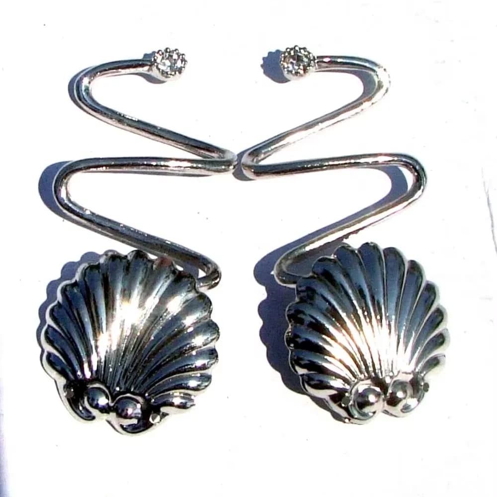 Infradito conchiglia di capesante di mare, pantofole con ciondoli, scarpe, ornamento decorativo, bottoni larghi per gioielli da spiaggia estiva intrecciati
