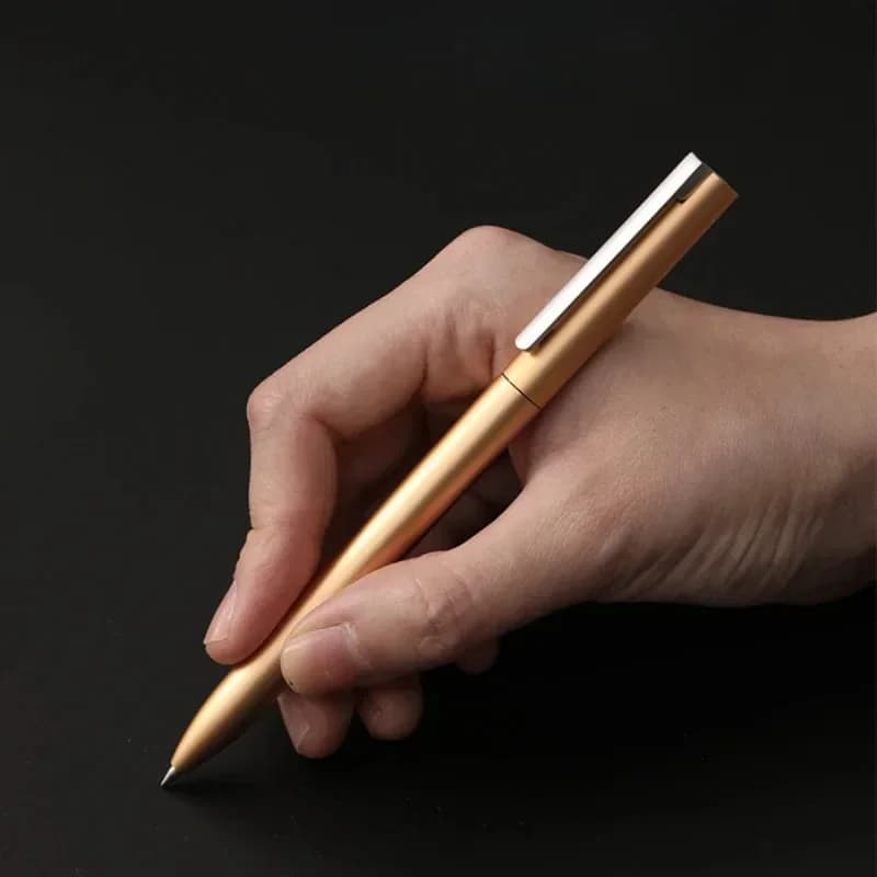 Nuova Offerta: Penne Gel in Metallo Argento SANKOU 0.5mm con Ricarica Nera per Ufficio e Scuola