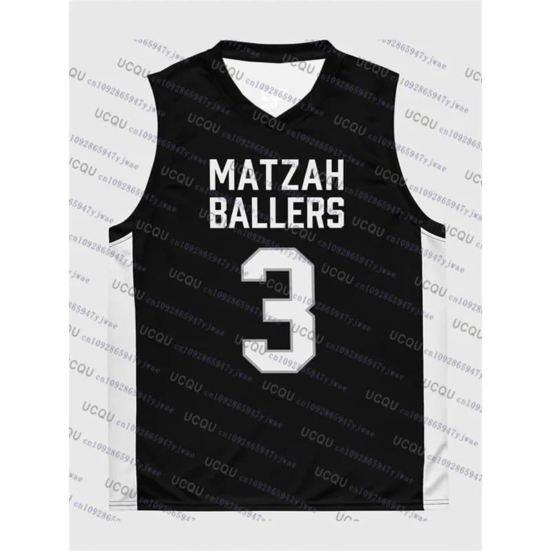 Nobody Wants This Matzah Ballers, summer, woman and man's sweater, with V-neck, sporty, sleeveless, inspired by TV series, breathable.
